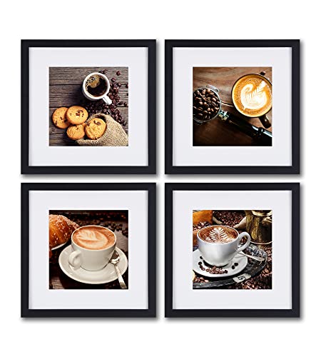 Set of 4 Coffee Beans Canvas Prints