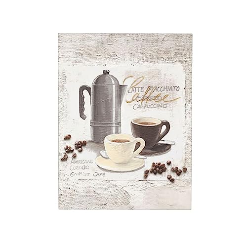 Rustic Coffee Wall Art Set for Kitchen Decor
