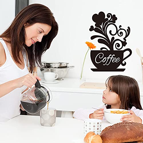 Coffee Bar Metal Wall Art Decor Sign