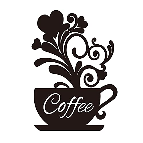 Coffee Bar Metal Wall Art Decor Sign