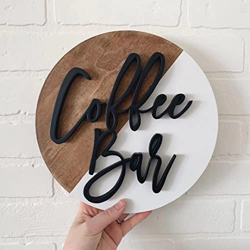 Lavender Coffee Bar Sign for Modern Boho Decor