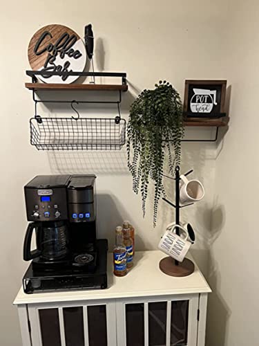 Lavender Coffee Bar Sign for Modern Boho Decor