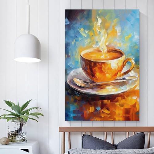 FireDeer Coffee Fork Vintage Aesthetic Canvas Wall Art