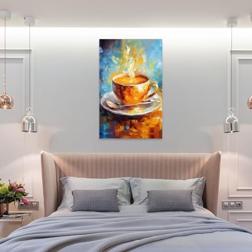 FireDeer Coffee Fork Vintage Aesthetic Canvas Wall Art