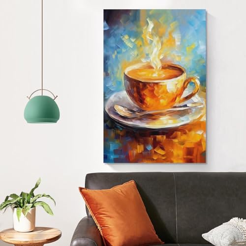 FireDeer Coffee Fork Vintage Aesthetic Canvas Wall Art