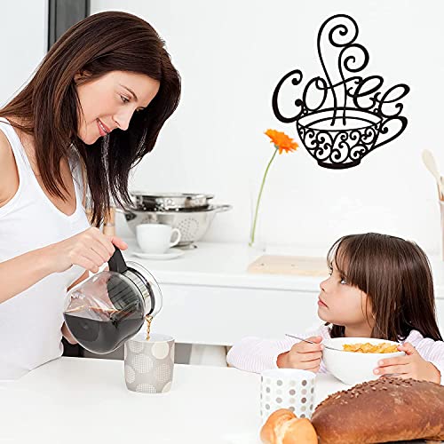 Modern Cafe Themed Coffee Cup Wall Decor Art