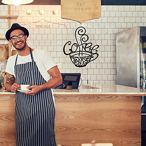 Modern Cafe Themed Coffee Cup Wall Decor Art