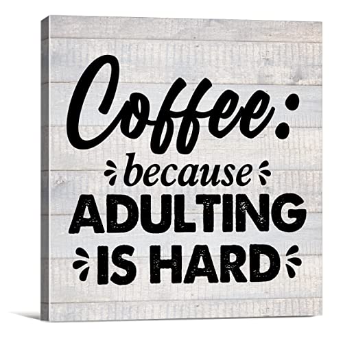 Coffee-themed wall art for home and office décor