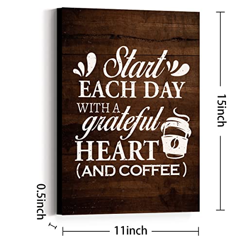 Vintage Coffee Quote Canvas Prints-Perfect Coffee Lover's Gift
