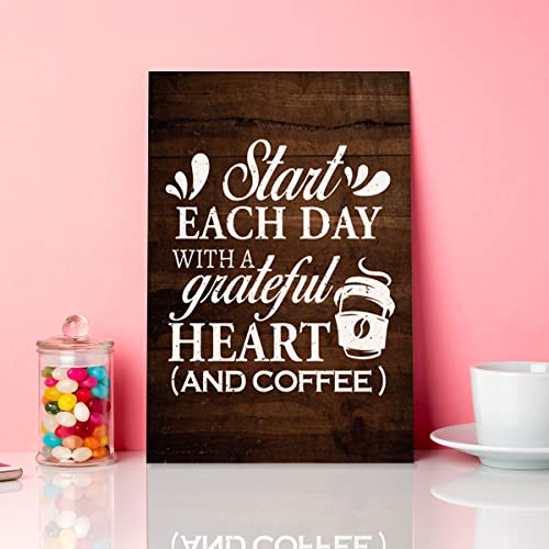 Vintage Coffee Quote Canvas Prints-Perfect Coffee Lover's Gift