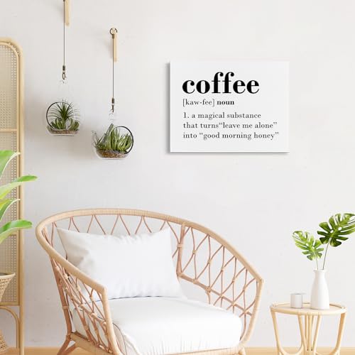 Gifts for Coffee Lovers: Coffee Definition Wall Art