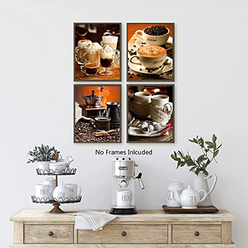 Vintage Coffee Art Prints for Kitchen and Cafe