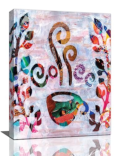 Banksy Coffee Wall Art for Kitchen Cafe Decor