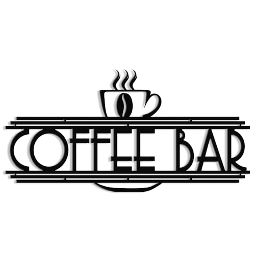 XORT Metal Coffee Bar Wall Art Kitchen Decor