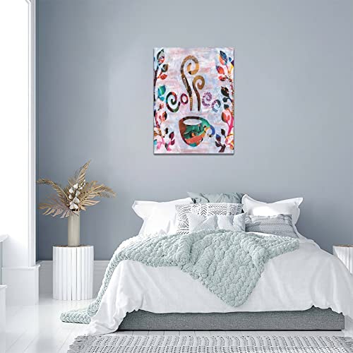 Banksy Coffee Wall Art for Kitchen Cafe Decor