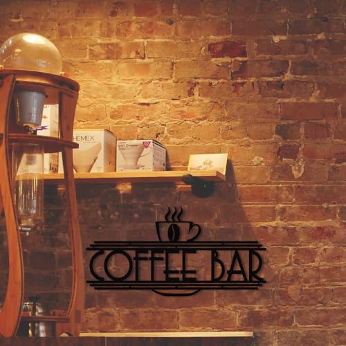 XORT Metal Coffee Bar Wall Art Kitchen Decor