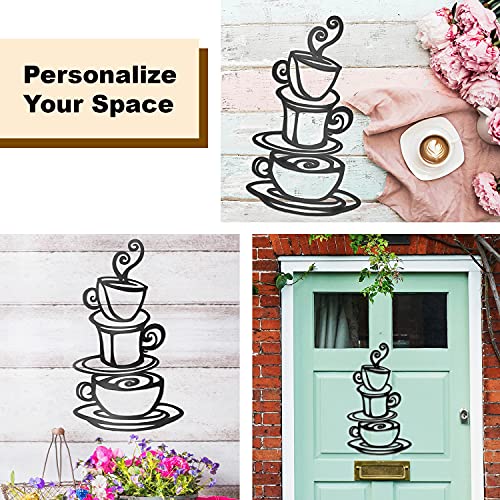 Vivegate Coffee Metal Art Wall Decor for Kitchen