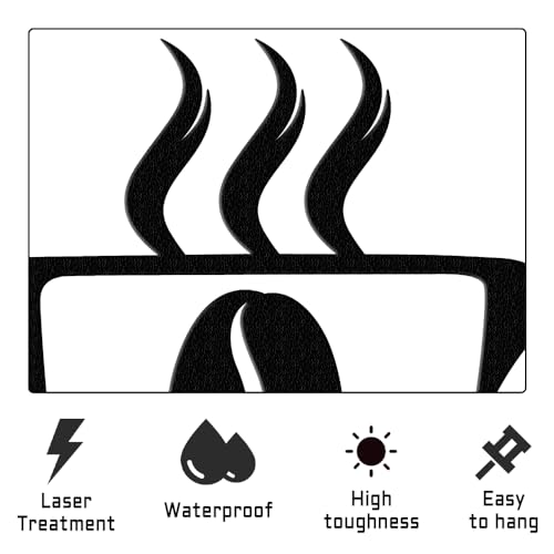 XORT Metal Coffee Bar Wall Art Kitchen Decor