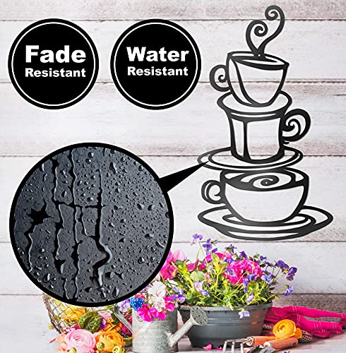 Vivegate Coffee Metal Art Wall Decor for Kitchen