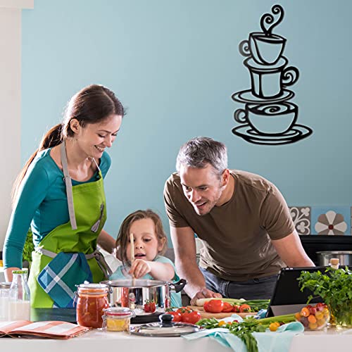 Vivegate Coffee Metal Art Wall Decor for Kitchen