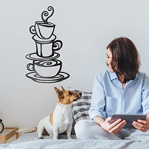 Vivegate Coffee Metal Art Wall Decor for Kitchen