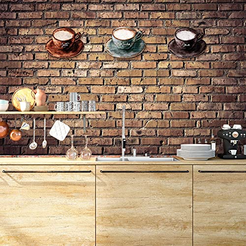 Wooden Coffee Signs Set for Retro Coffee Bar