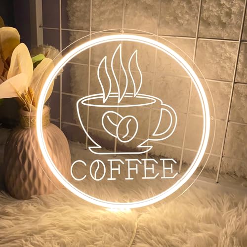 Coffee LED Neon Light Sign for Coffee Bar Decor