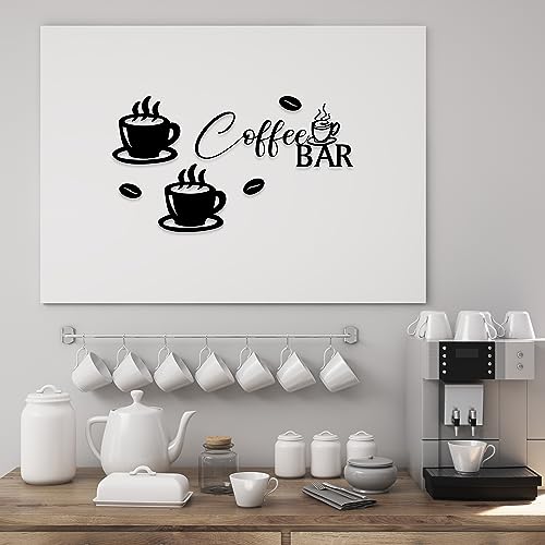 Metal Coffee Bar Wall Art for Kitchen Home Decor