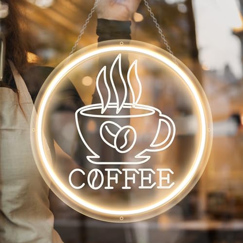 Coffee LED Neon Light Sign for Coffee Bar Decor