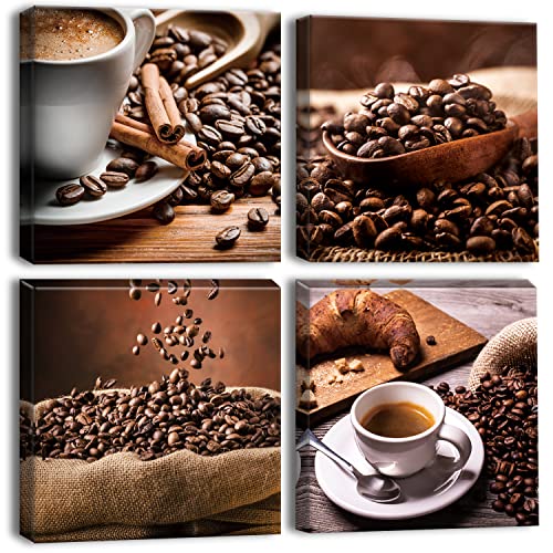Coffee Beans and Picture Painting Wall Art Set