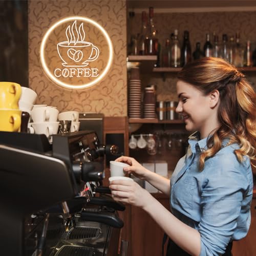 Coffee LED Neon Light Sign for Coffee Bar Decor