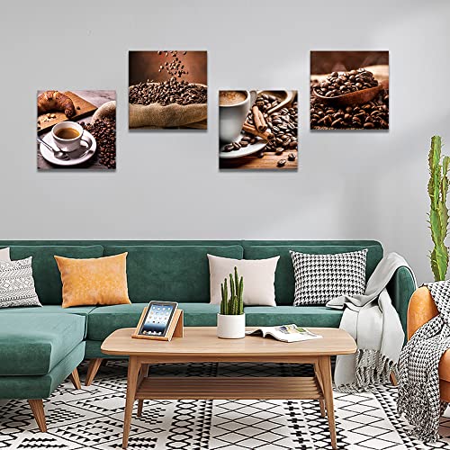 Coffee Beans and Picture Painting Wall Art Set