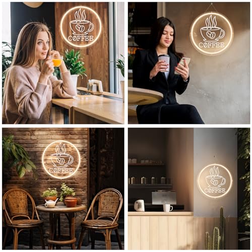 Coffee LED Neon Light Sign for Coffee Bar Decor
