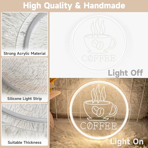 Coffee LED Neon Light Sign for Coffee Bar Decor