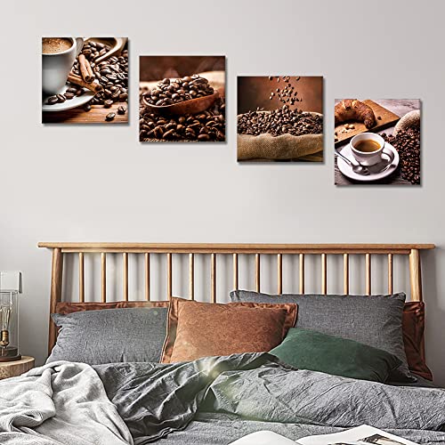 Coffee Beans and Picture Painting Wall Art Set