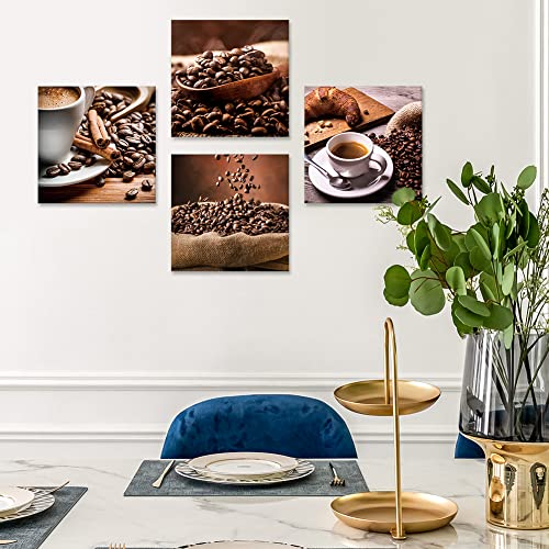 Coffee Beans and Picture Painting Wall Art Set