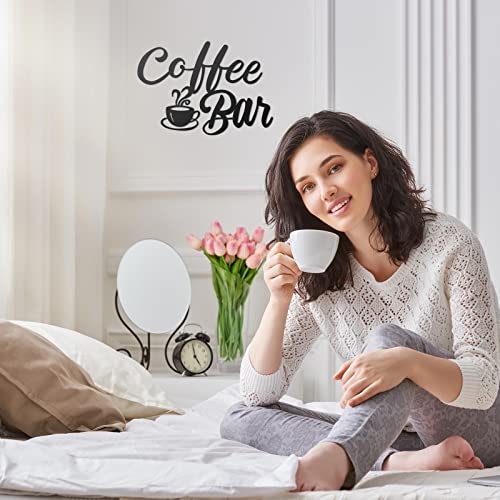 Farmhouse Coffee Bar Metal Sign for Cafe Decor