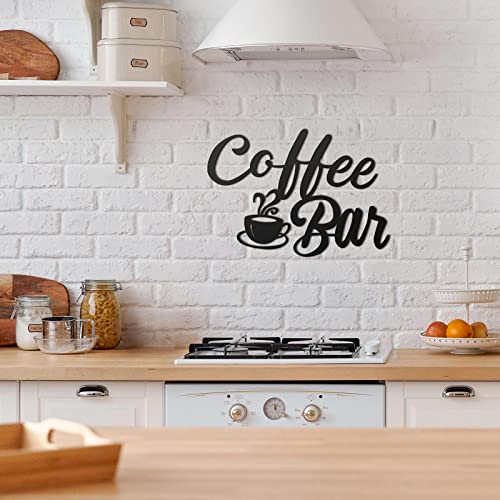 Farmhouse Coffee Bar Metal Sign for Cafe Decor