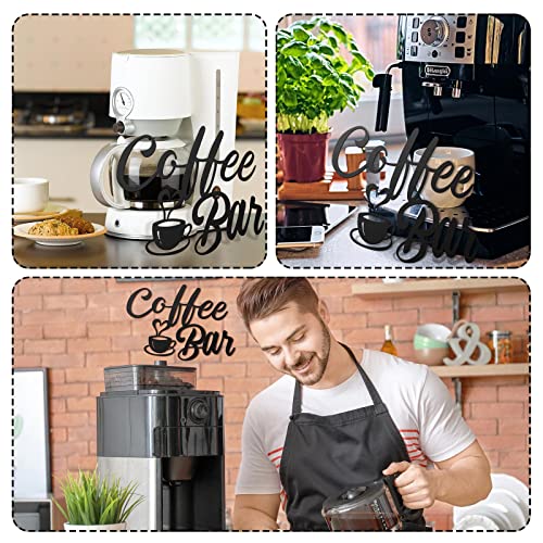 Farmhouse Coffee Bar Metal Sign for Cafe Decor