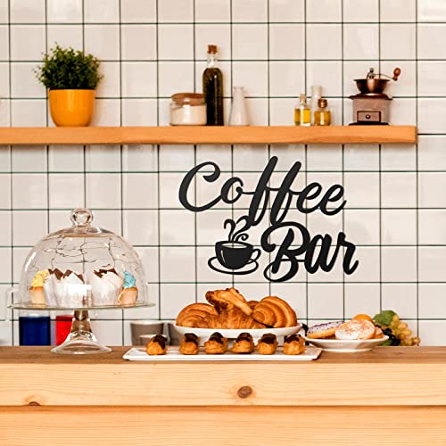 Farmhouse Coffee Bar Metal Sign for Cafe Decor