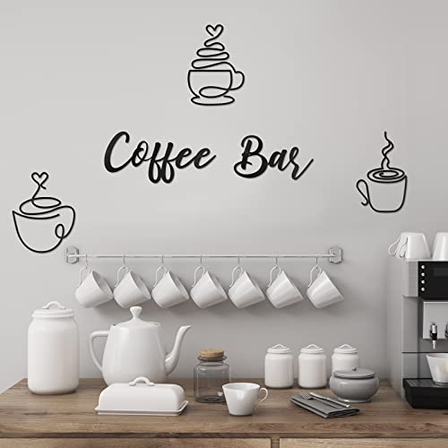 Wire Coffee Sign Set for Home and Office Decor