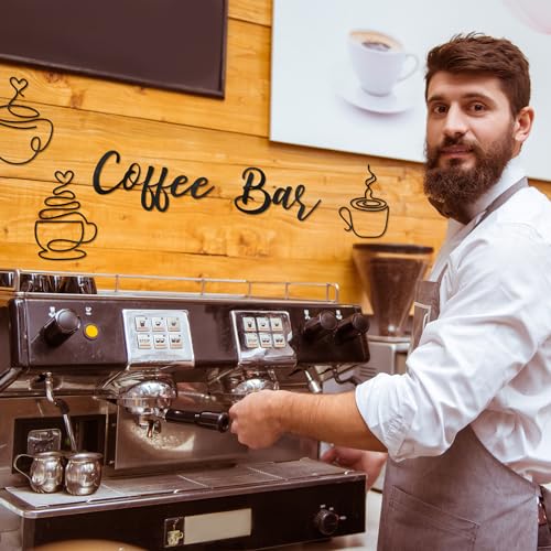 Wire Coffee Sign Set for Home and Office Decor