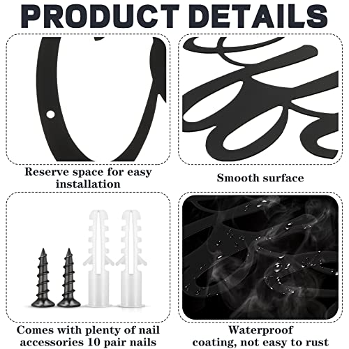 Wire Coffee Sign Set for Home and Office Decor