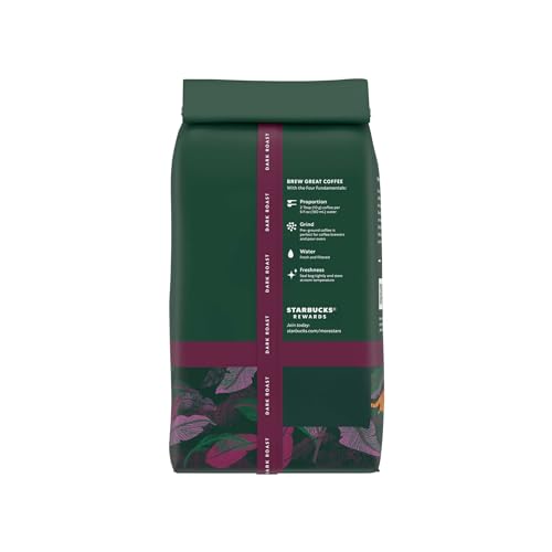 Starbucks Dark Roast Sumatra Ground Coffee, 6 bags