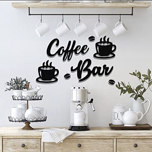 Coffee Bar Wall Art Decor - 7 Piece Set