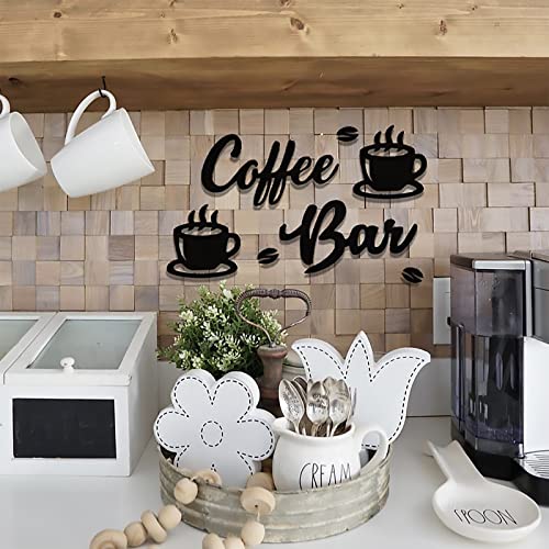 Coffee Bar Wall Art Decor - 7 Piece Set
