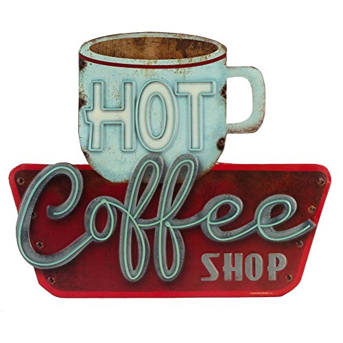 Vintage Diner Coffee Metal Sign for Coffee Lovers