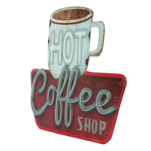 Vintage Diner Coffee Metal Sign for Coffee Lovers