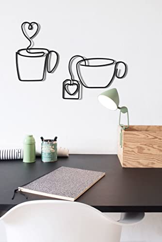 Metal Coffee Sign Wall Decor for Home or Office