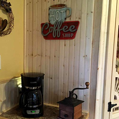Vintage Diner Coffee Metal Sign for Coffee Lovers